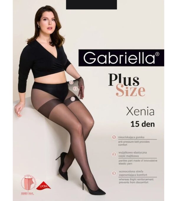 GABRIELLA XENIA Plus Size 15DEN